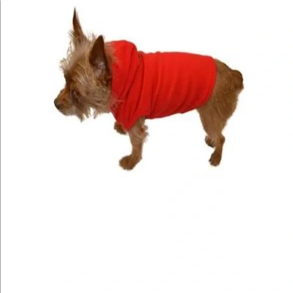 Big Feet Pajamas Red Fleece Hoodie Sweatshirt - Picture 2 of 4